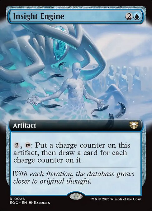 Insight Engine (Extended Art) - Commander: Edge of Eternities