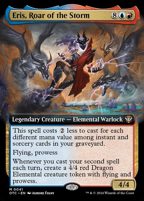 Eris, Roar of the Storm (Extended Art) - Commander: Outlaws of Thunder Junction