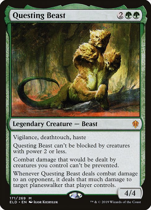 Questing Beast (Foil) - Throne of Eldraine