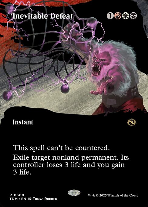 Inevitable Defeat (Borderless) - Tarkir: Dragonstorm
