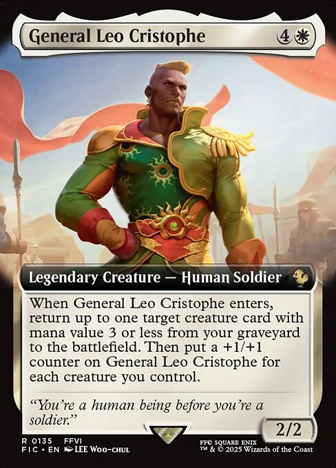 General Leo Cristophe (Extended Art) - Commander: FINAL FANTASY