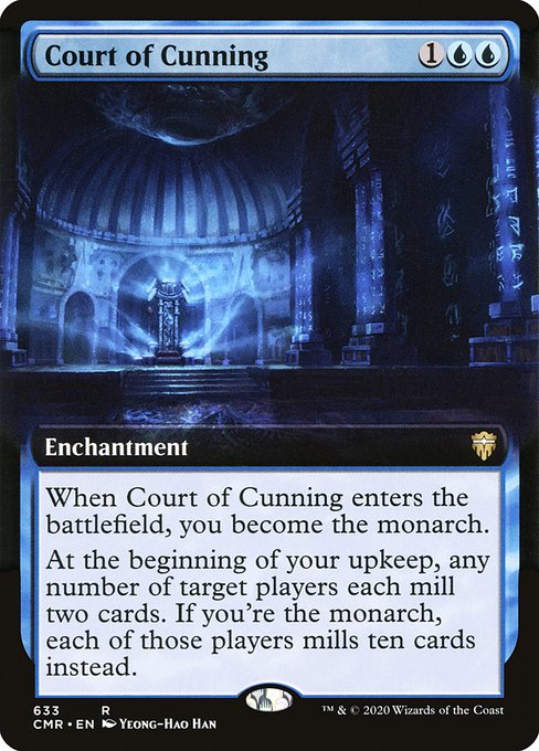 Court of Cunning (Extended Art) - Commander Legends