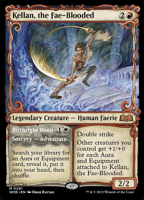 Kellan, the Fae-Blooded (Showcase) - Wilds of Eldraine