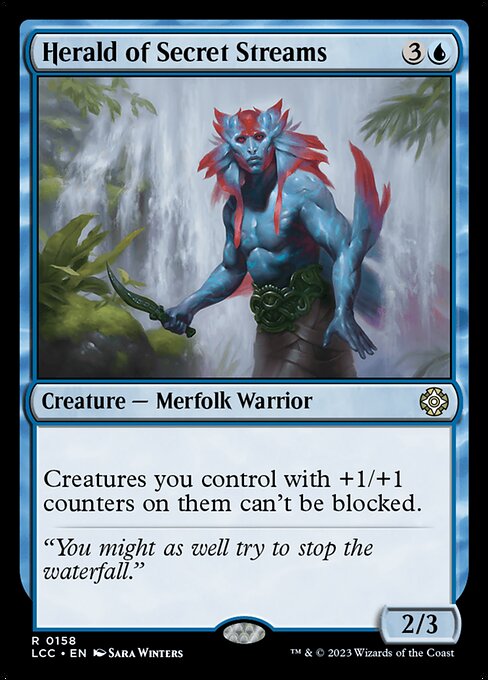 Herald of Secret Streams - Commander: The Lost Caverns of Ixalan
