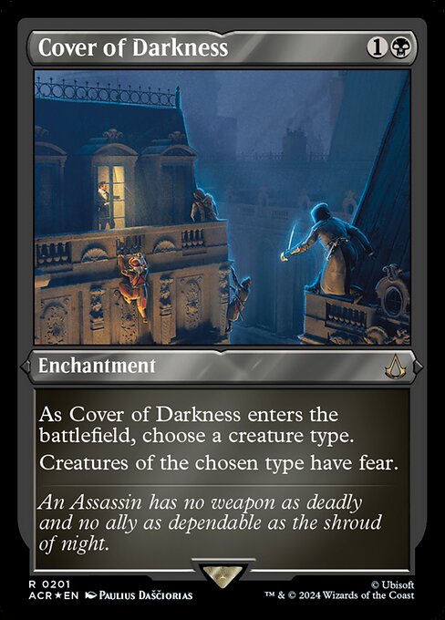 Cover of Darkness (Foil) - Universes Beyond: Assassin's Creed