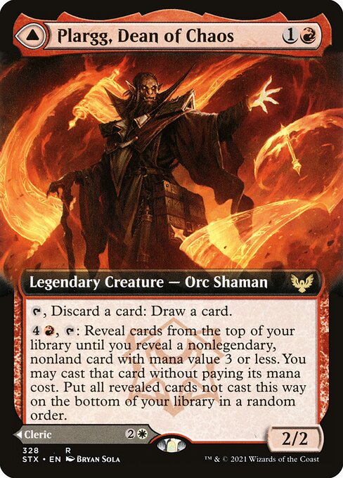 Plargg, Dean of Chaos - Strixhaven: School of Mages