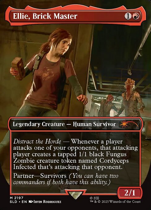 Ellie, Brick Master (Rainbow Foil) - Secret Lair Drop Series