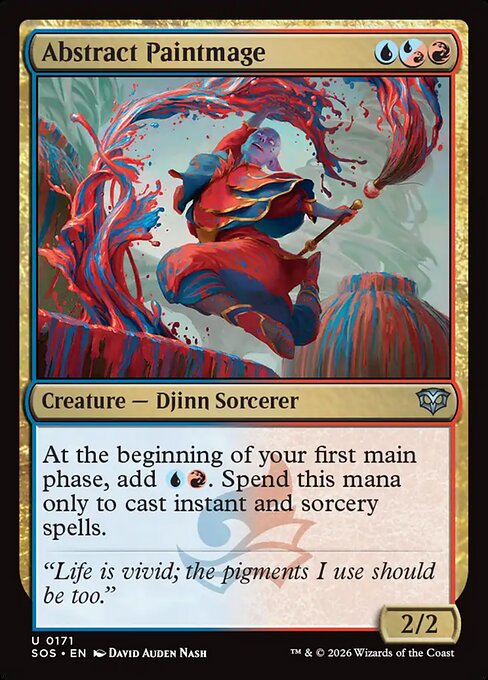 Abstract Paintmage (Foil) - Secrets of Strixhaven