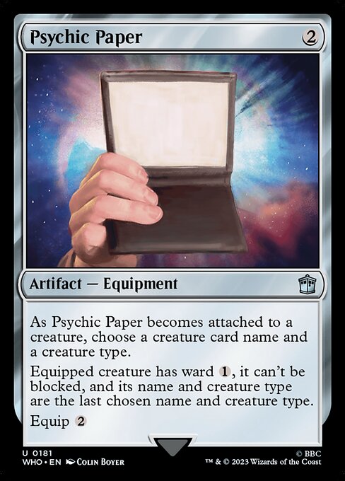 Psychic Paper - Universes Beyond: Doctor Who