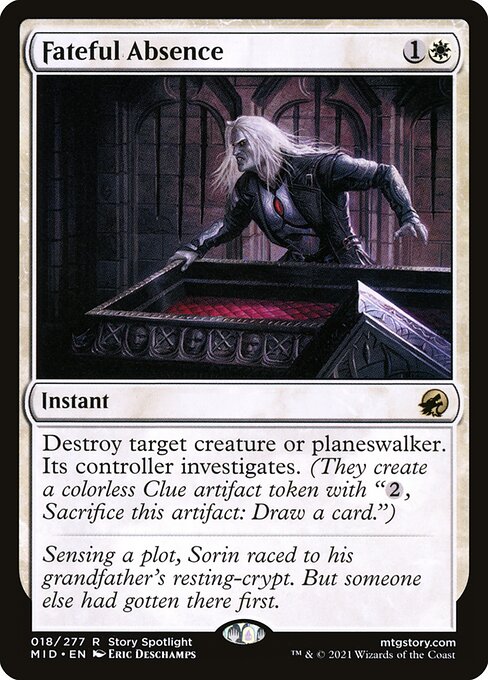 Fateful Absence (Foil) - Innistrad: Midnight Hunt