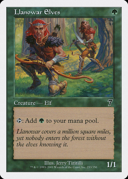 Llanowar Elves - 7th Edition
