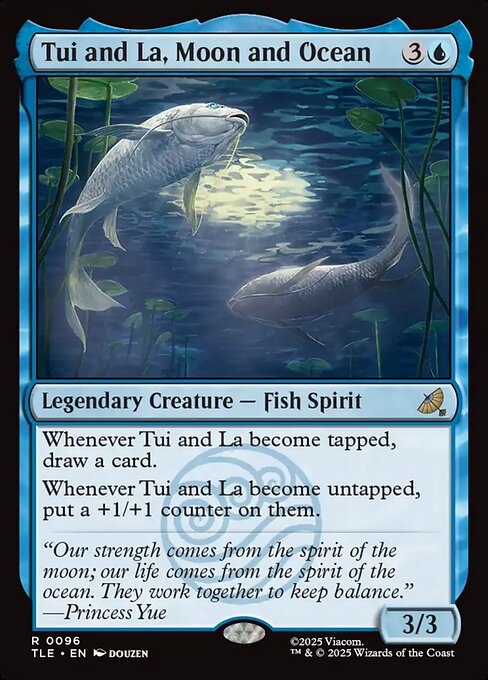 Tui and La, Moon and Ocean (Foil) - Avatar: The Last Airbender: Eternal-Legal