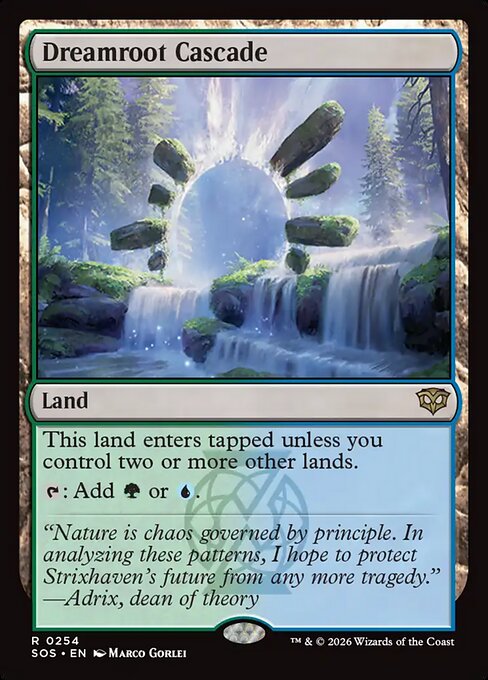 Dreamroot Cascade (Foil) - Secrets of Strixhaven