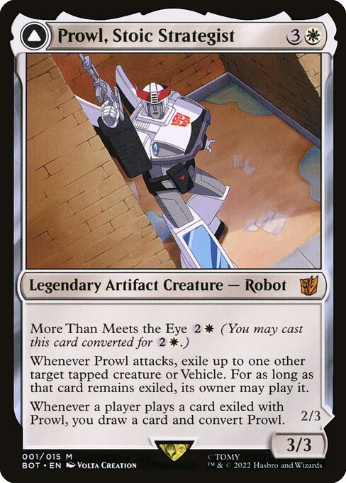 Prowl, Stoic Strategist - Universes Beyond: Transformers