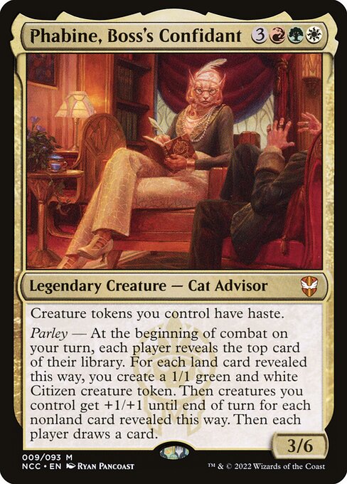 Phabine, Boss's Confidant (Foil) - Commander: Streets of New Capenna
