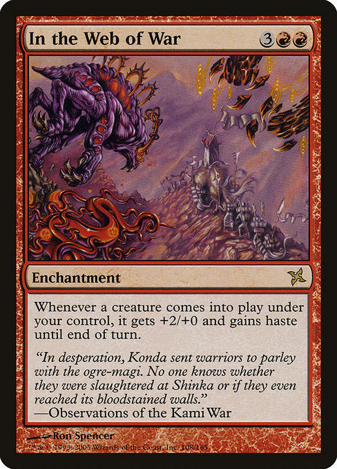 In the Web of War (Foil) - Betrayers of Kamigawa
