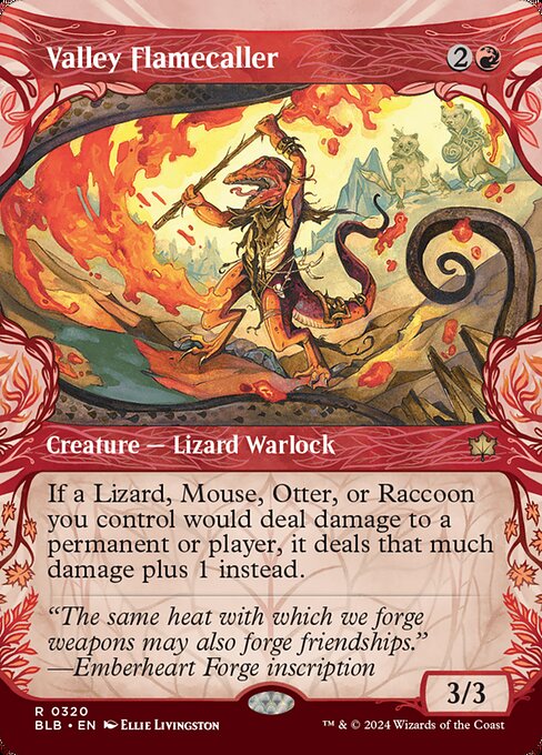 Valley Flamecaller (Showcase) - Bloomburrow