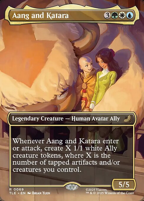 Aang and Katara (Borderless) - Avatar: The Last Airbender: Eternal-Legal