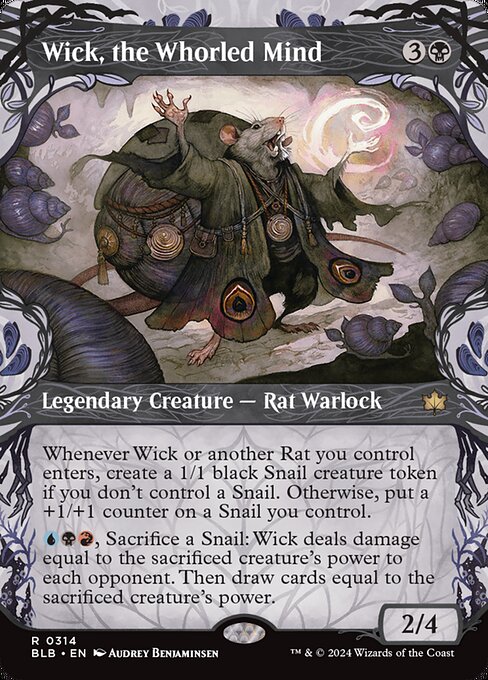 Wick, the Whorled Mind (Showcase) - Bloomburrow