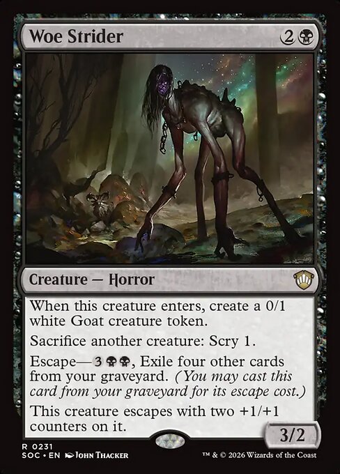 Woe Strider - Commander: Secrets of Strixhaven