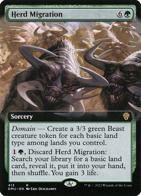 Herd Migration (Extended Art) - Dominaria United