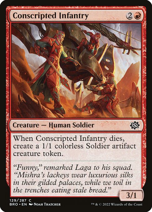 Conscripted Infantry - The Brothers' War