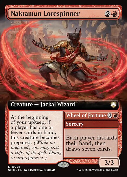Naktamun Lorespinner (Extended Art) - Commander: Secrets of Strixhaven