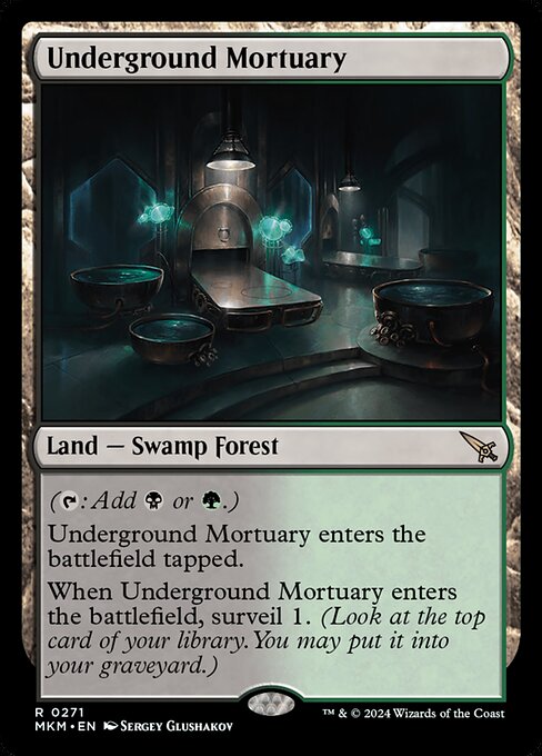 Underground Mortuary (Borderless) (Foil) - Murders at Karlov Manor