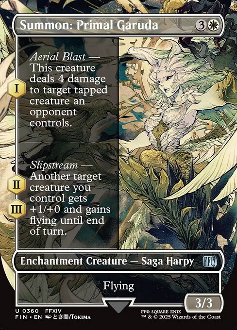 Summon: Primal Garuda (Borderless) - FINAL FANTASY