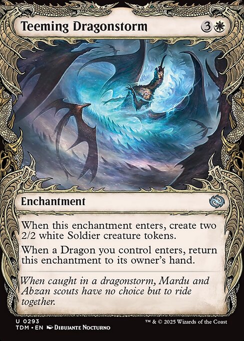 Teeming Dragonstorm (Showcase) - Tarkir: Dragonstorm