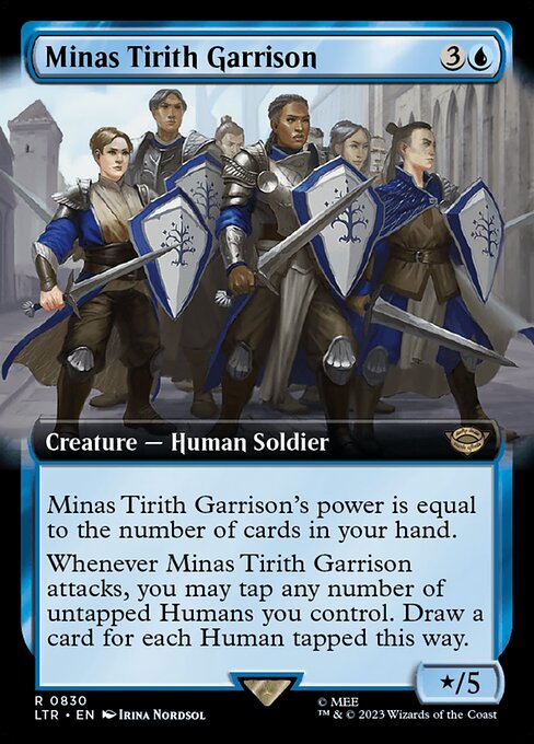 Minas Tirith Garrison (Extended Art) - Universes Beyond: The Lord of the Rings: Tales of Middle-earth