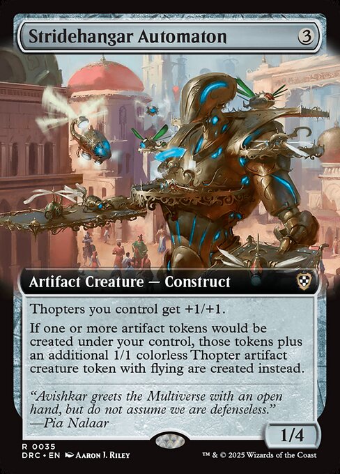 Stridehangar Automaton (Extended Art) - Commander: Aetherdrift