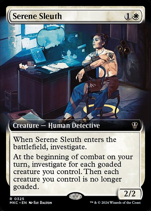 Serene Sleuth (Extended Art) - Commander: Murders at Karlov Manor