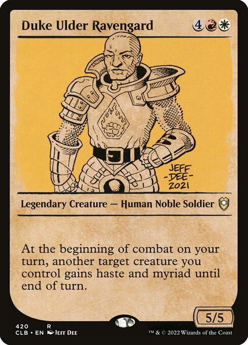 Duke Ulder Ravengard (Showcase) - Commander Legends: Battle for Baldur's Gate