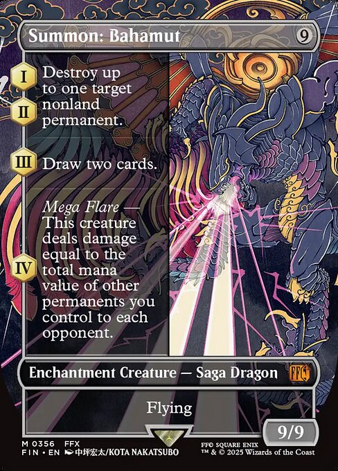Summon: Bahamut (Foil) - FINAL FANTASY