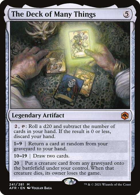 The Deck of Many Things (Foil) - Adventures in the Forgotten Realms