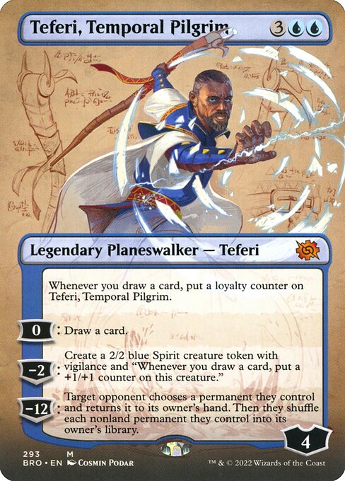 Teferi, Temporal Pilgrim (Borderless) - The Brothers' War