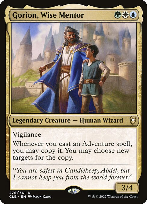 Gorion, Wise Mentor (Showcase) (Foil) - Commander Legends: Battle for Baldur's Gate