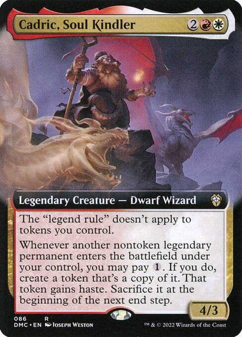 Cadric, Soul Kindler (Extended Art) - Commander: Dominaria United