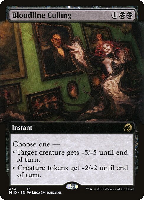 Bloodline Culling (Extended Art) - Innistrad: Midnight Hunt