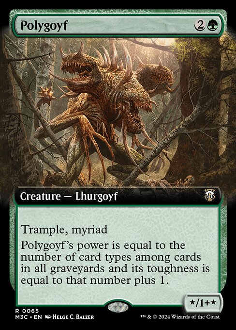 Polygoyf (Extended Art) - Commander: Modern Horizons 3