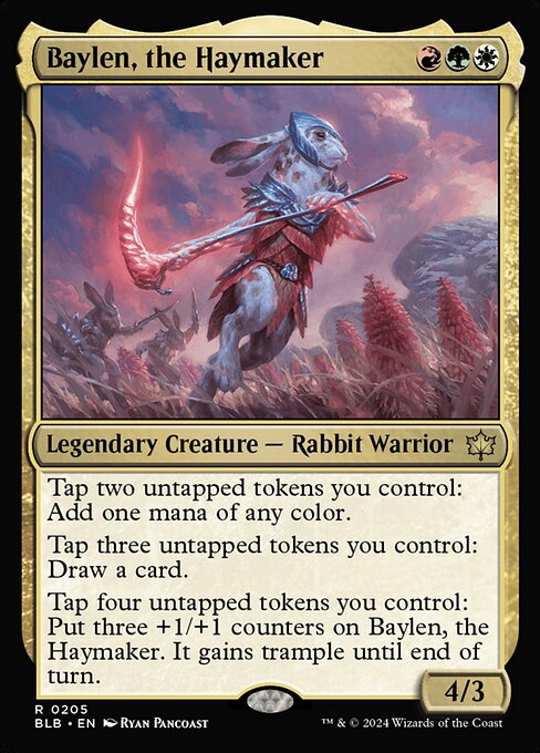Baylen, the Haymaker (Foil) - Bloomburrow