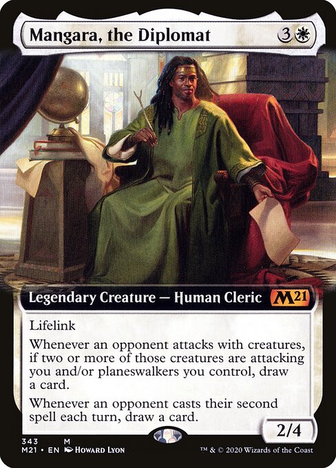Mangara, the Diplomat (Extended Art) - Core Set 2021
