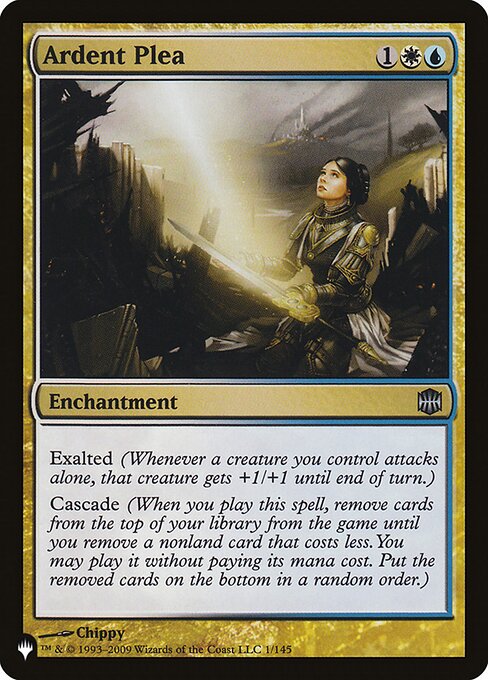 Ardent Plea - The List Reprints