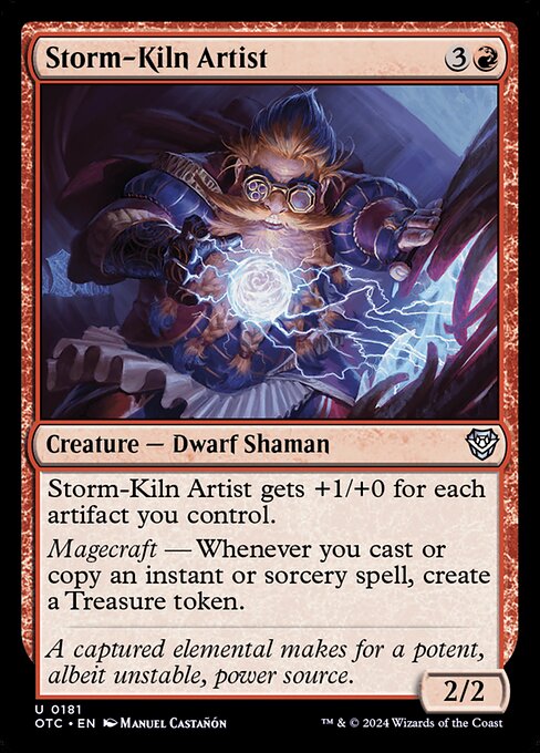 Storm-Kiln Artist - Commander: Outlaws of Thunder Junction