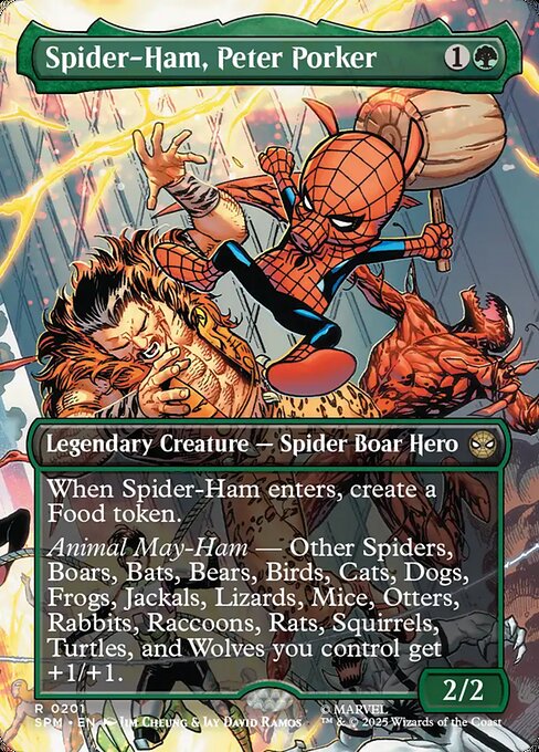 Spider-Ham, Peter Porker (Borderless) (Foil) - Marvel's Spider-Man