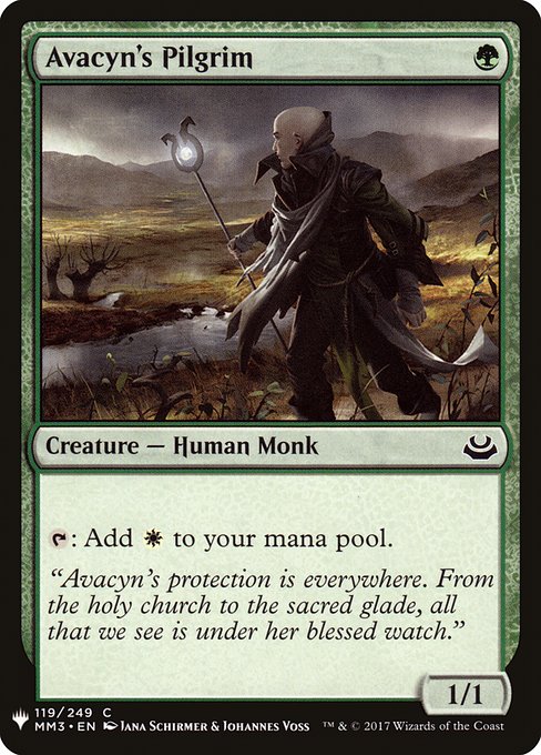Avacyn's Pilgrim - The List Reprints