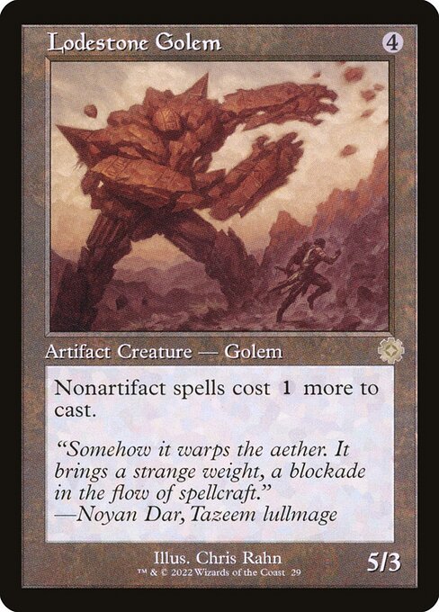 Lodestone Golem - The Brothers' War: Retro Frame Artifacts