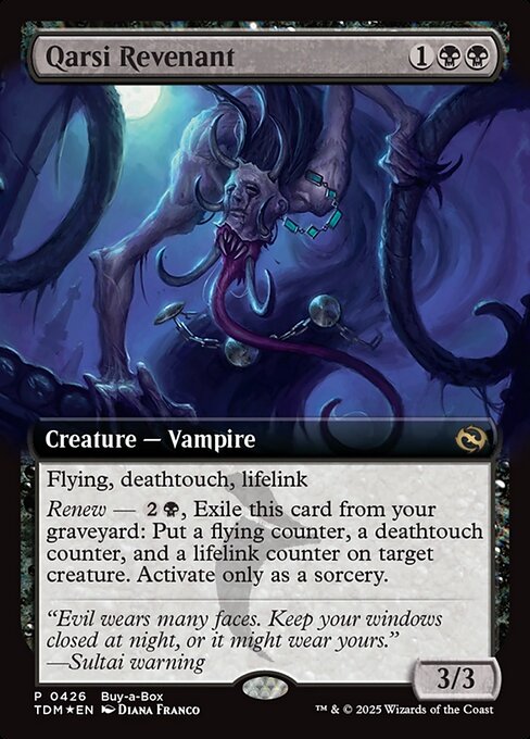 Qarsi Revenant (Extended Art) (Foil) - Buy-A-Box Promos