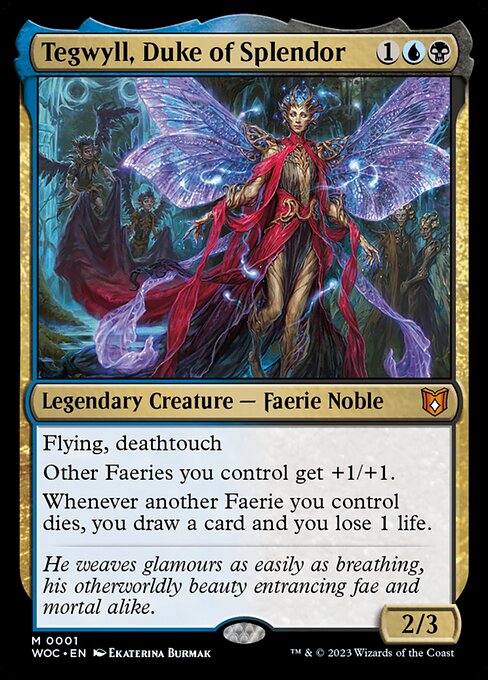 Tegwyll, Duke of Splendor (Foil) - Commander: Wilds of Eldraine